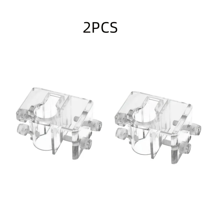 Acrylic 27mm Large Water Pipe Fixed Clip Easy Install Inlet Outlet Water Tube Holder Connector