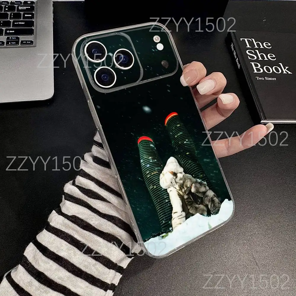 حافظة هاتف Rapper D-Drake بقيمة 4 دولارات أمريكية لهاتف iPhone 17,16,15,14,13,12,11 Pro,Max,Plus,X,XS,XR,SE4,E Mini شفافة ناعمة