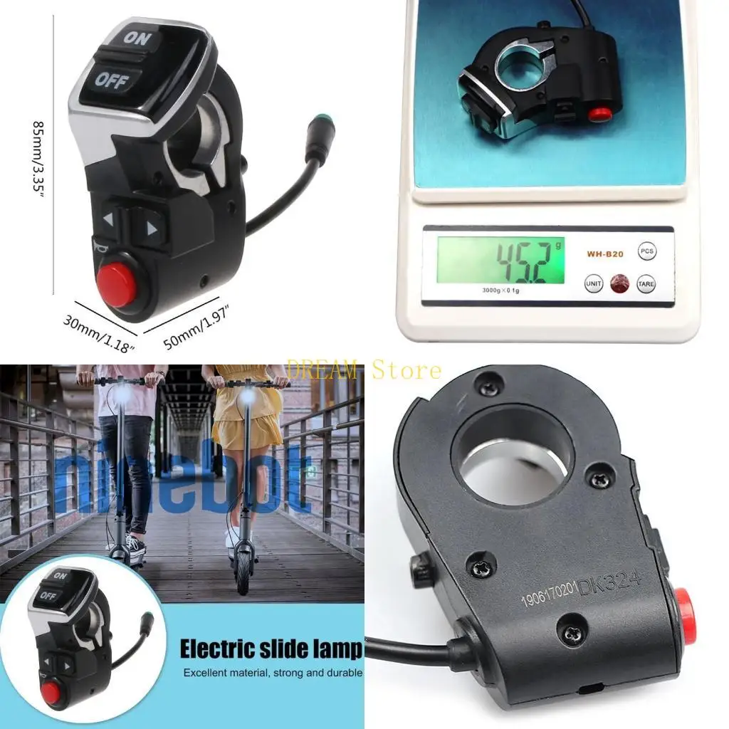 

Electric Scooter Handlebar Switch E-scooter Turn Signals On/Off Button Light Switches for Kugoo Parts best sale