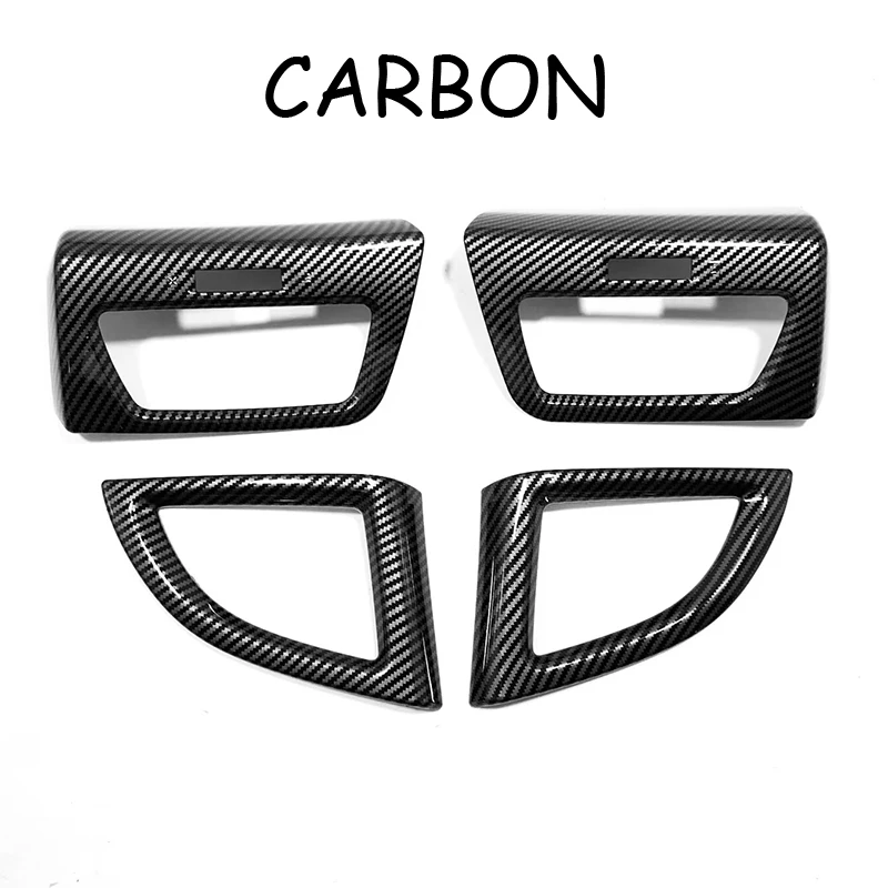 For Honda CRV CR-V Carbon fiber air outlet four-piece set 2012 2013 2014 2015 2016 cars accessories