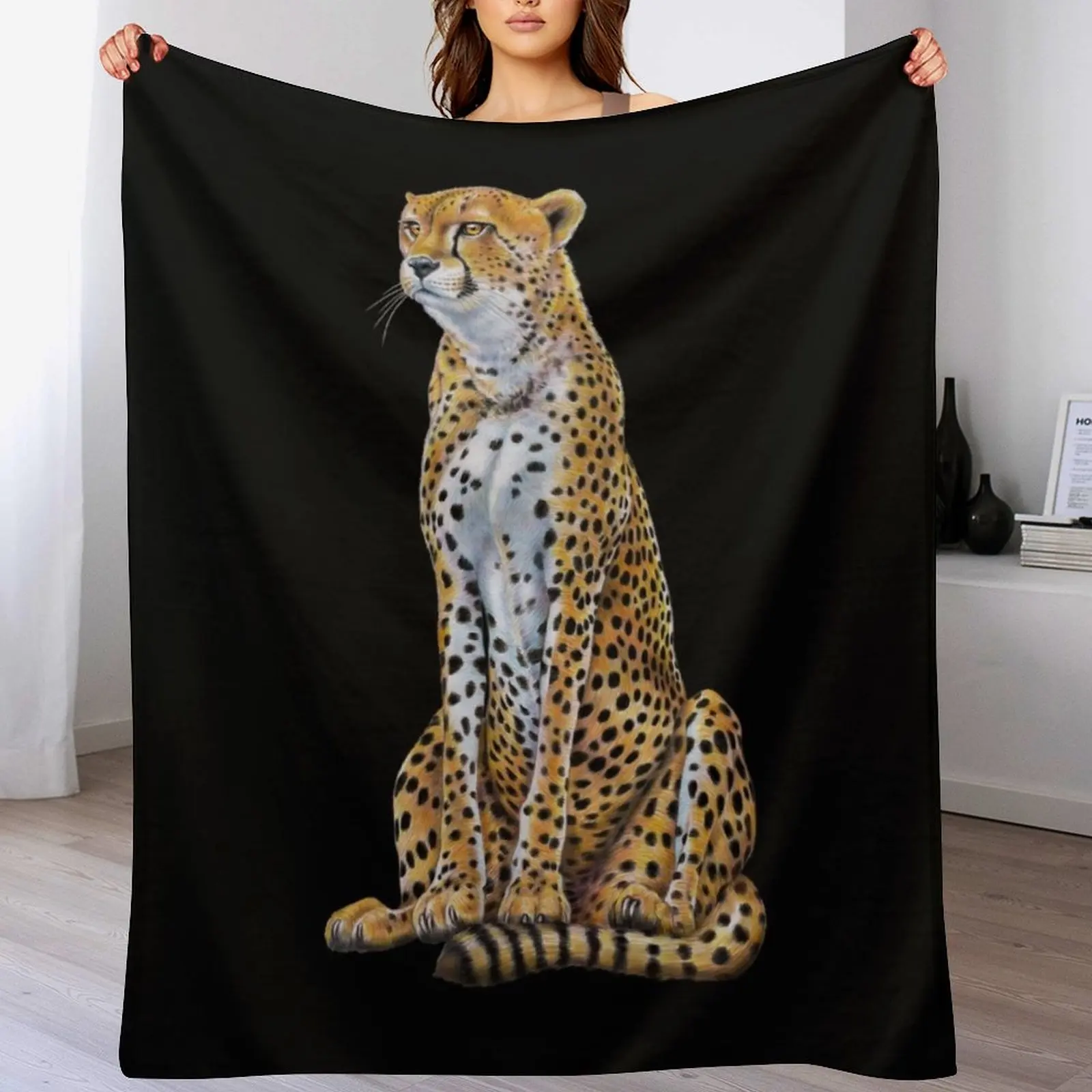 

Cheetah Throw Blanket manga For Baby Designers Plaid Blankets