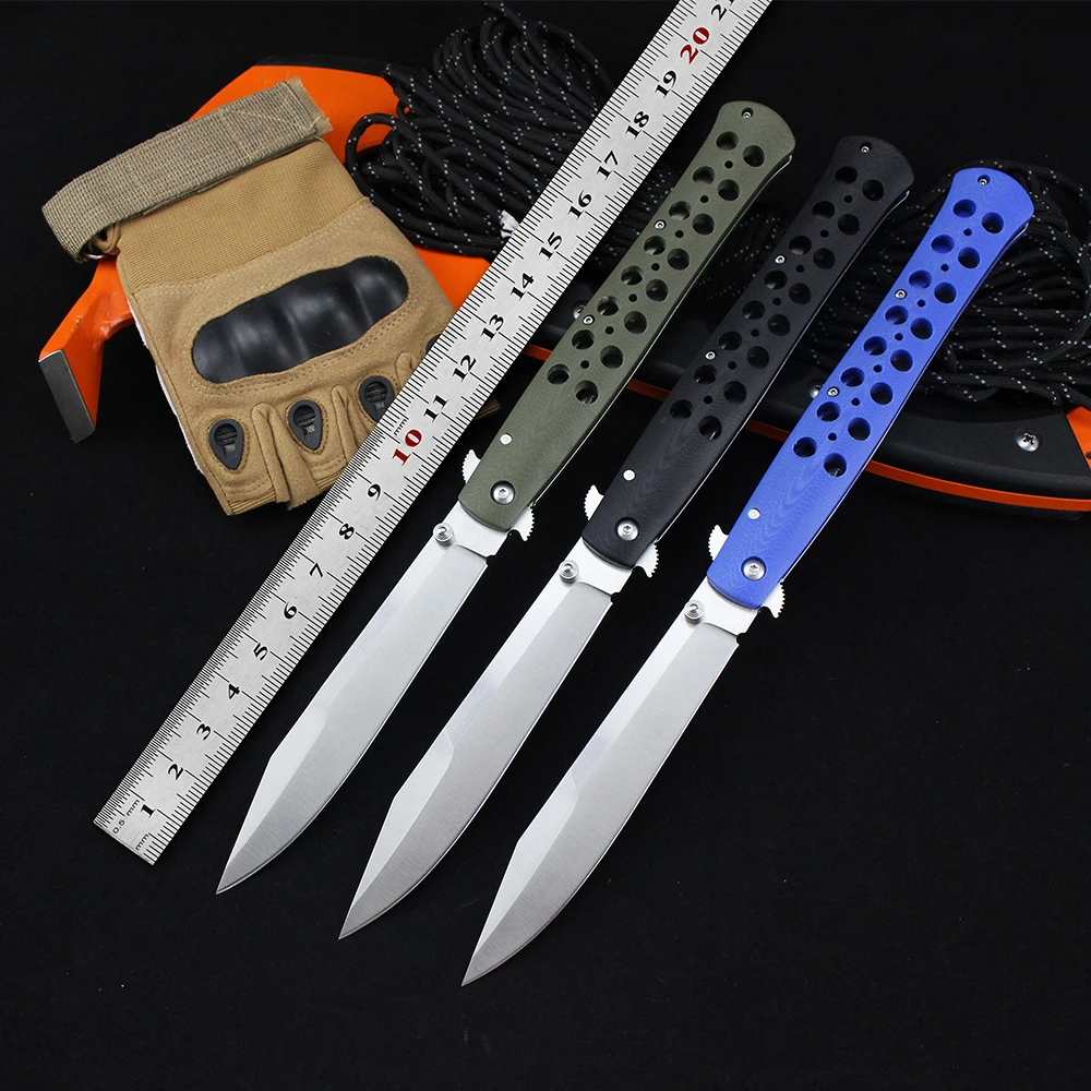 TI-LITE Cold Outdoor Folding Knife S35VN Steel Multifunctional Tactical Military Hunting Knife for Men Jungle Combat Knives EDC