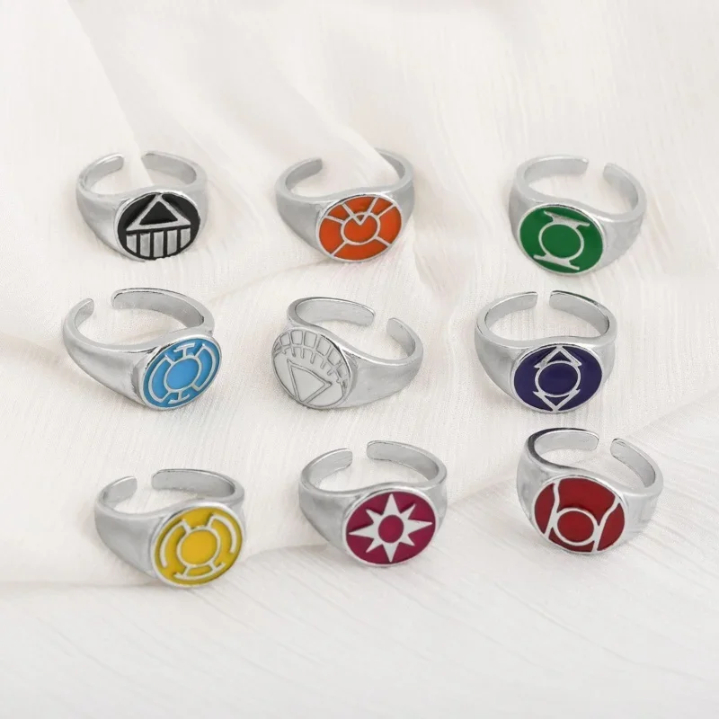 Anneau de lanterne noire de Green Lantern, Harold Jordan, article de collection de film, accessoires de cosplay à la mode, accessoires de dessin animé, cadeau d'anniversaire de qualité supérieure.
