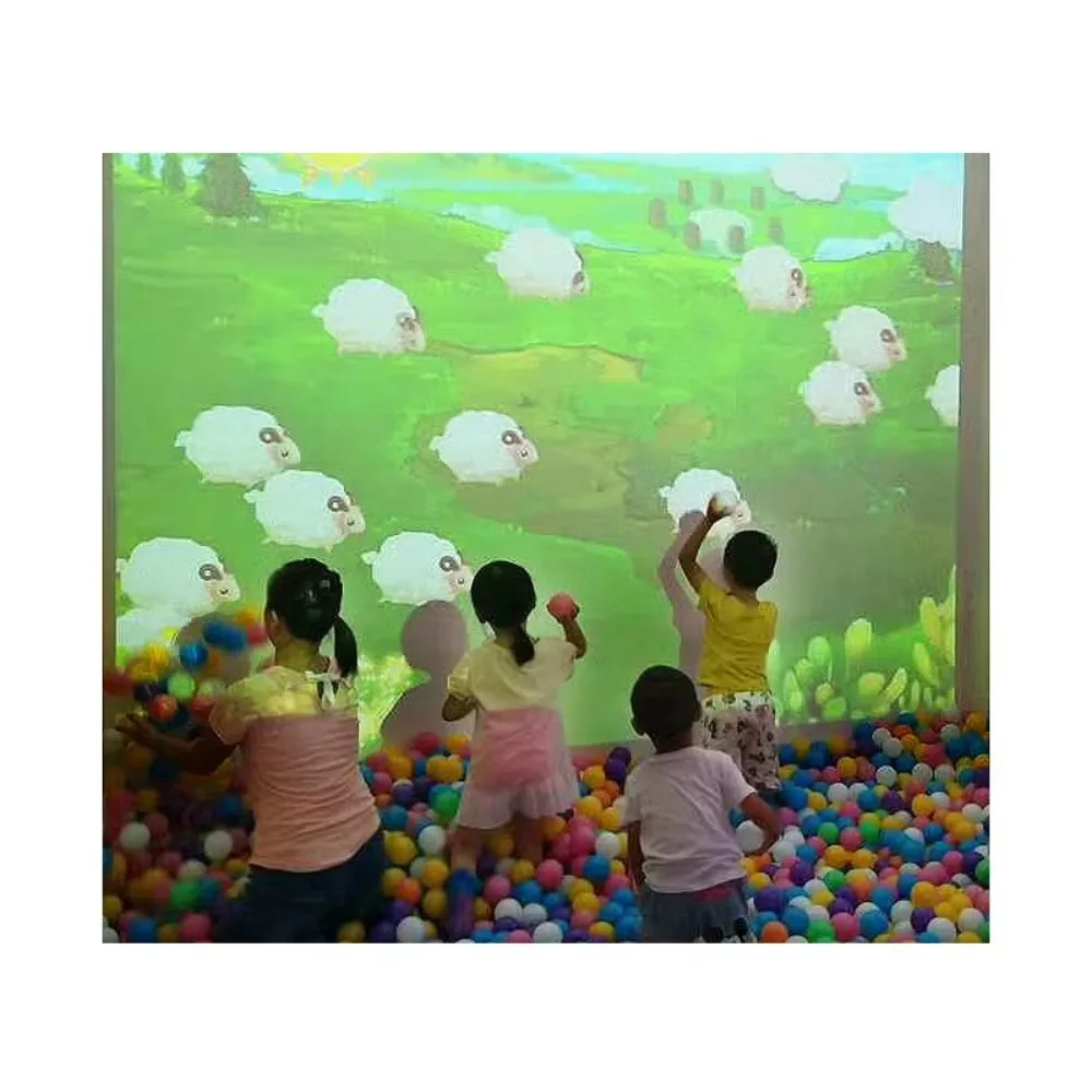 Most Popular Interactive Wall Games Wall Projection All in One Advertising Equipment for School Educational Environments