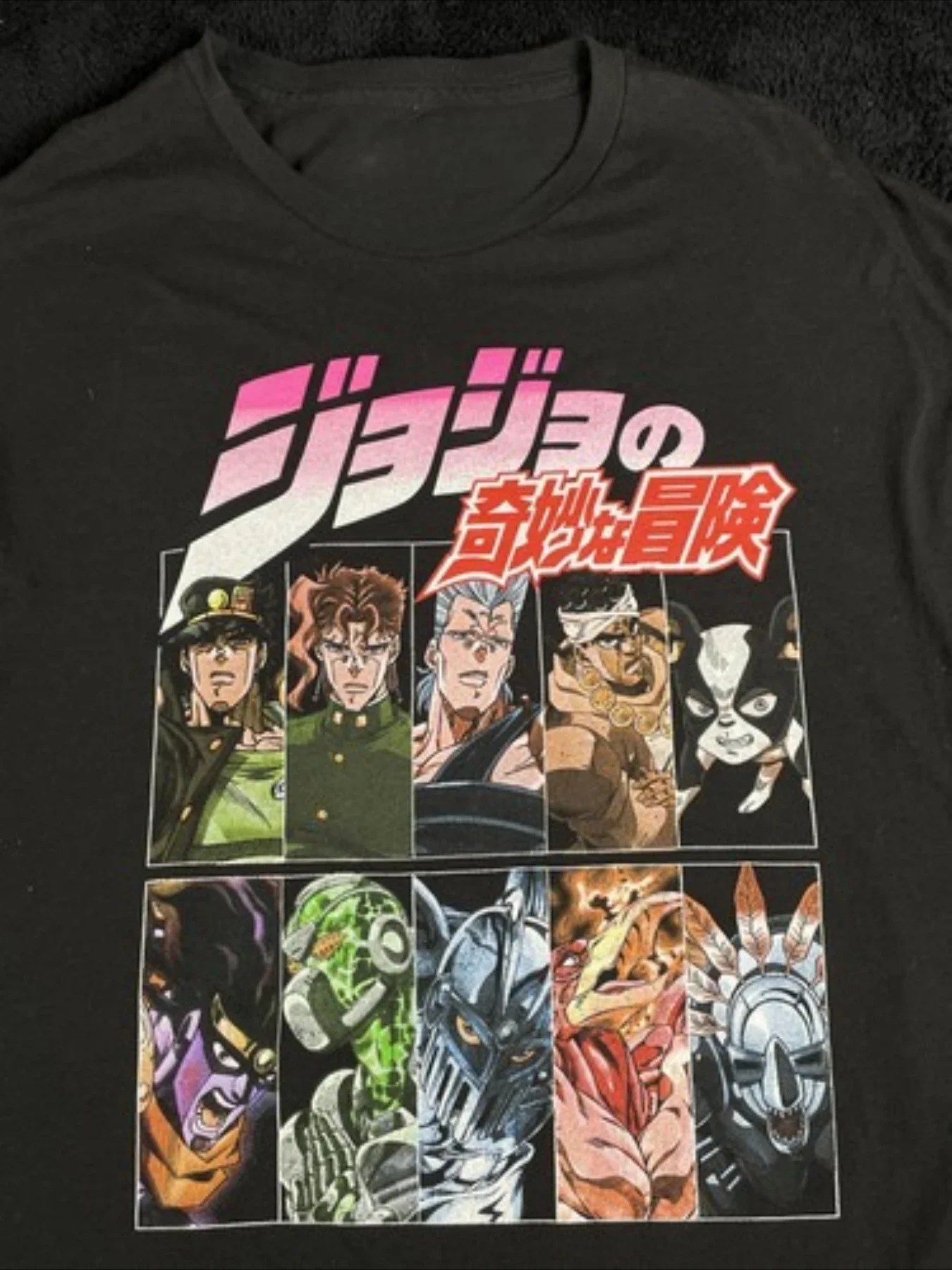 

Men's Funny Horror Anime T-Shirt JoJo's Bizarre Adventure Stardust Crusaders Jotaro T-Shirt