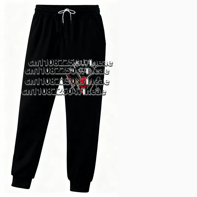 

Dark Style Demon Element 3D Print Sweatpants, Loose Drawstring Joggers, Casual Everyday and Gym Pants