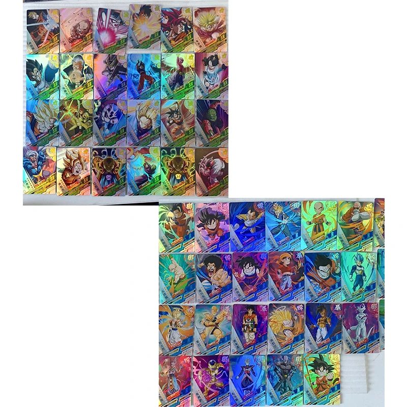 

Аниме Dragon Ball R SR карты Vegeta Iv Son Goku Trunks Frieza Коллекционные карты Рождественские подарки на день рождения Детские игрушки