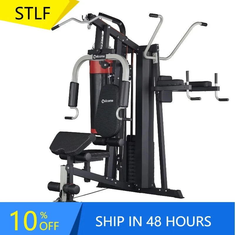 

YTYINLarge Foldable Steel Three-Person Station Comprehensive Fitness Trainer For Boxing And Pull-Up Strength Training Equipment