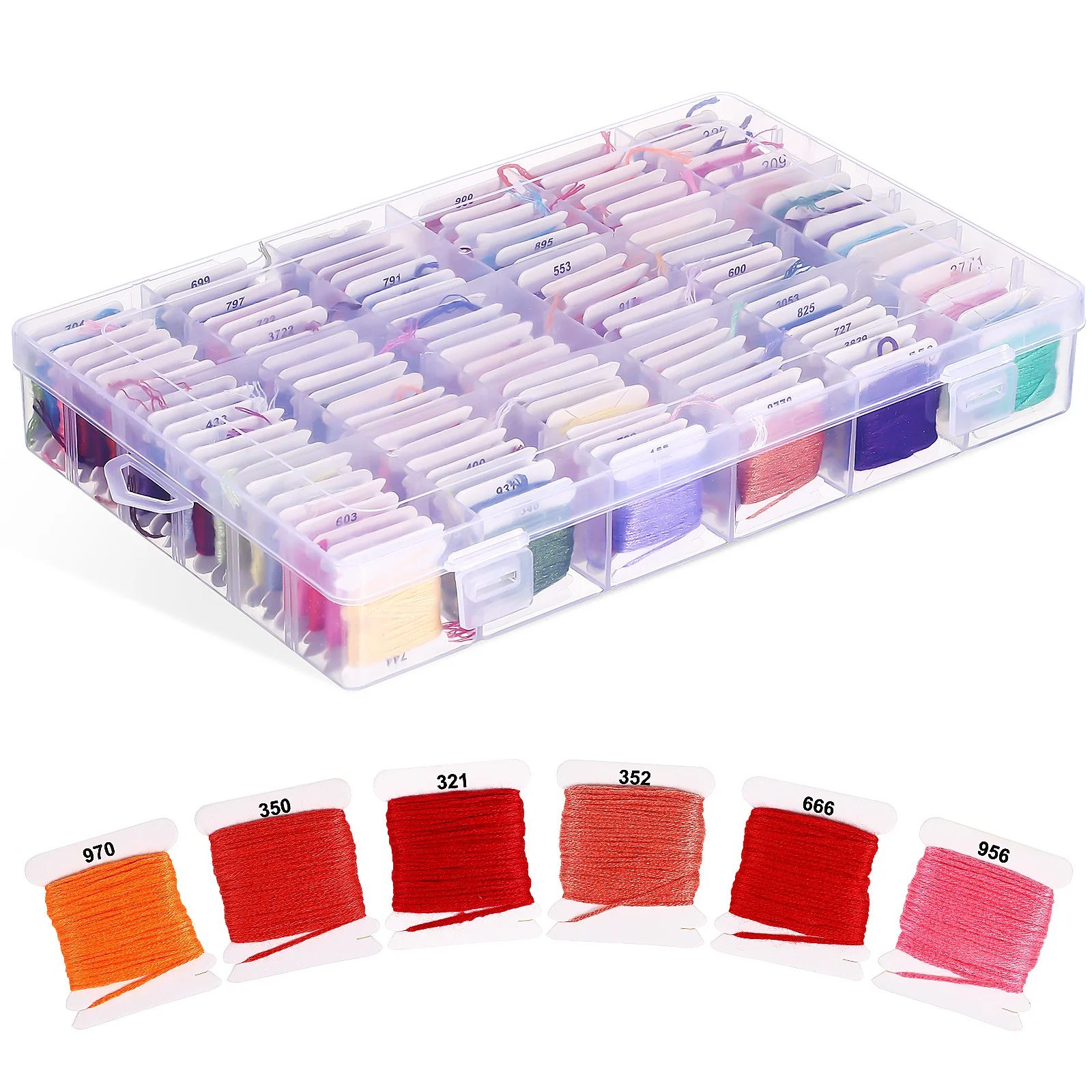 

120 Skeins Embroidery Floss Colorful Cotton Thread Cross Stitch Supplies Craft Floss Bracelet Thread Cross Stitch Threads