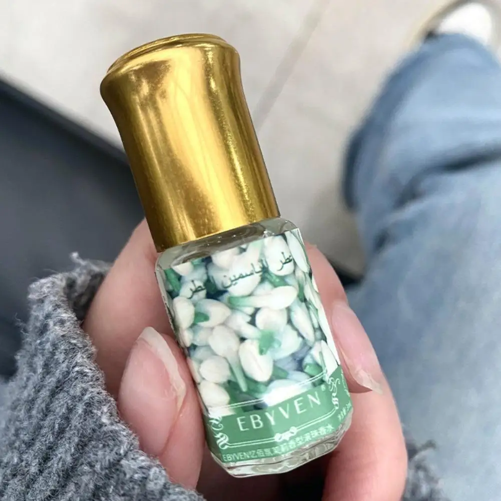 Arabian Jasmine Roll On Perfume Oil Long Lasting Floral Fragrance for Women and Men with Botanical Oils for Daily Wear