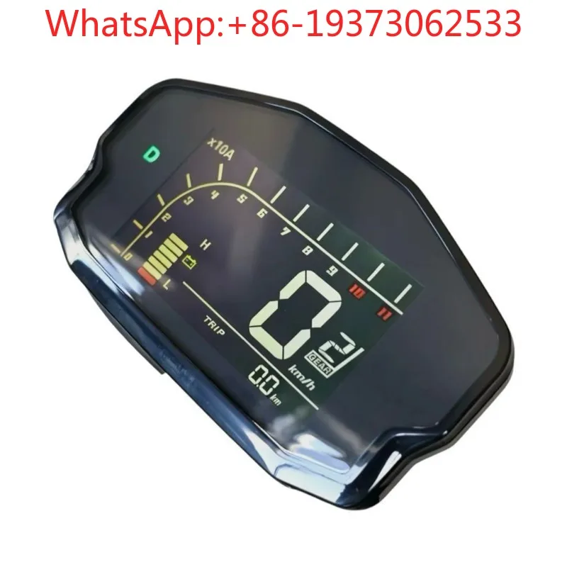 Controller DKD Speedometer LCD Adjustable CAN Communication One Line Communication Electric Scooter Instrument 72V96V