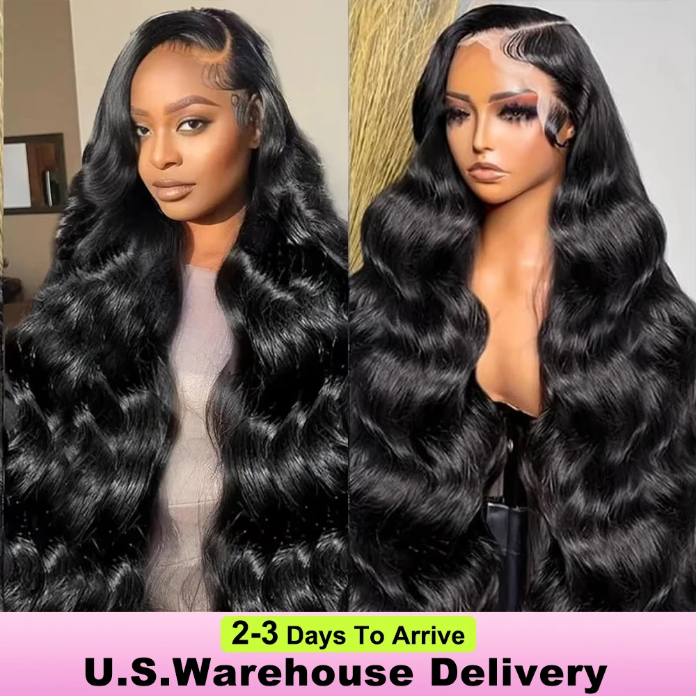 

46 дюймов 13x6 HD Передние парики Прозрачные кружевные натуральные объемные волны человеческих волос Плотность 200 в бразильских человеческих волос для женщин