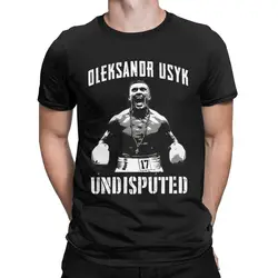 Summer Men Women's Oleksandr Usyk Undisputed Heavyweight Graphic Printed Tee Shirt Pure Cotton Ukraine Boxing Boxer T Shirts Tee