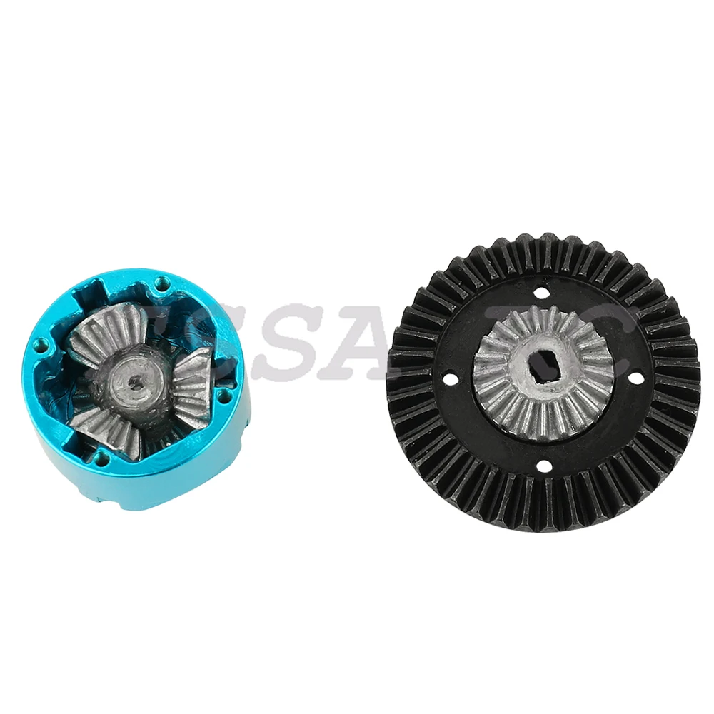 1PC metalowy mechanizm różnicowy z przekładniami dla Tamiya TT02 TT-02 1/10 RC ulepszenia samochodów części zamienne