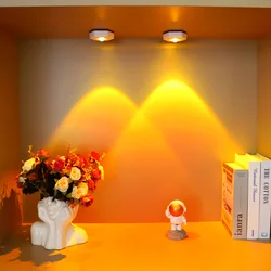 LED Sunset Lamp Wireless Interior Closet Under Cabinet Wardrobe Light Battery Powered Lamp for Bedroom Decoration Christmas Gift