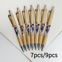 7pcs/9pcs Fairy Tale Knight Shaped Gift Pen Student Writing Signature Stationery Gift Preferred Gift