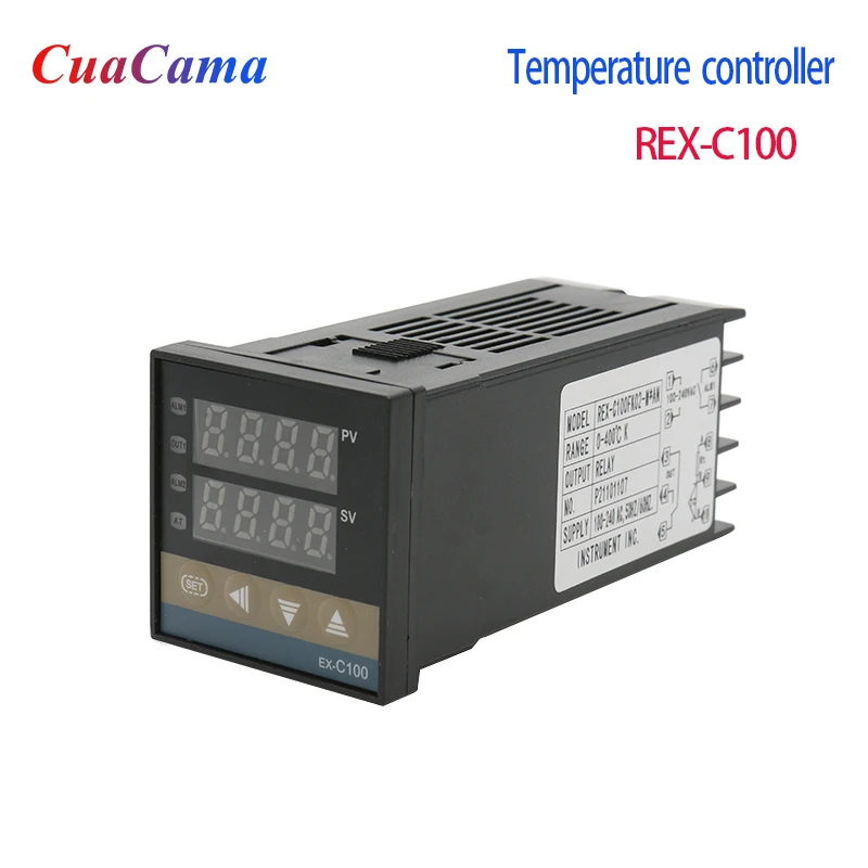 REX- C100 Digital Intelligent Temperature Controller K/Universal Input SSR/Relay Output Thermostat 110V to 240V Work Voltage