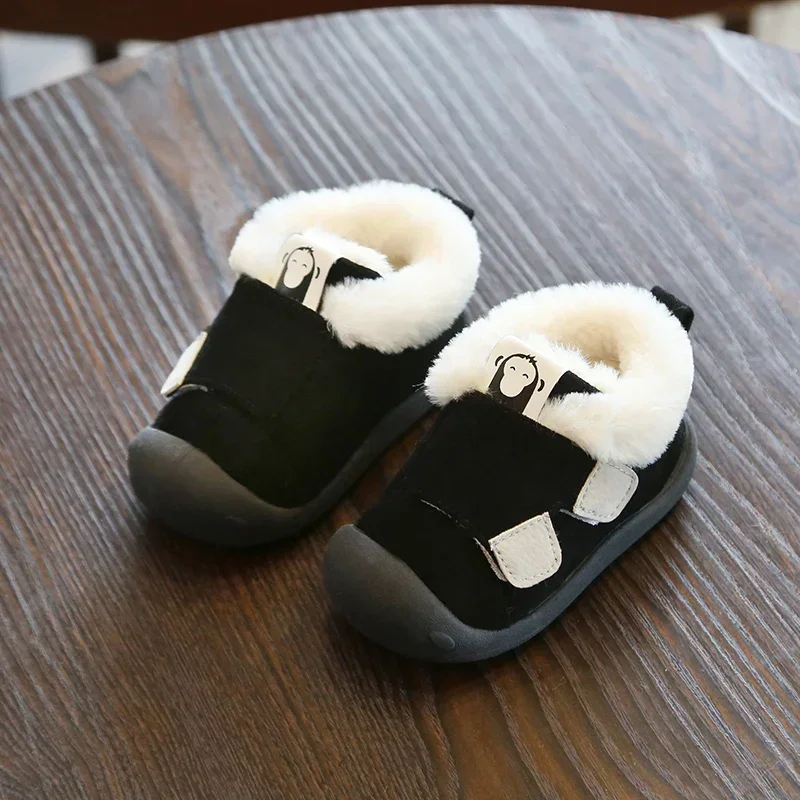 Infant Winter Boots Warm Plush Baby Girls Boys Snow Boots Soft Bottom Non-Slip Children Kids Boots Comfortable Toddler Shoes