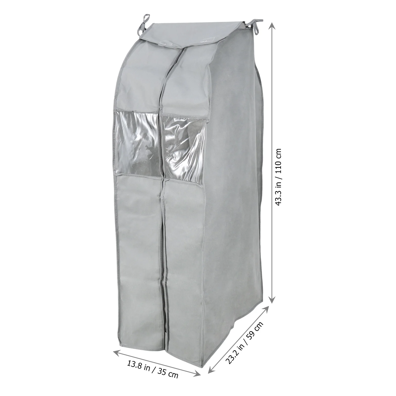 

Dust Cover Non Woven Fabric Moisture Proof Travel Storage Bag Folding Function Clothes Dustproof Cover Home Decor Ideal Length