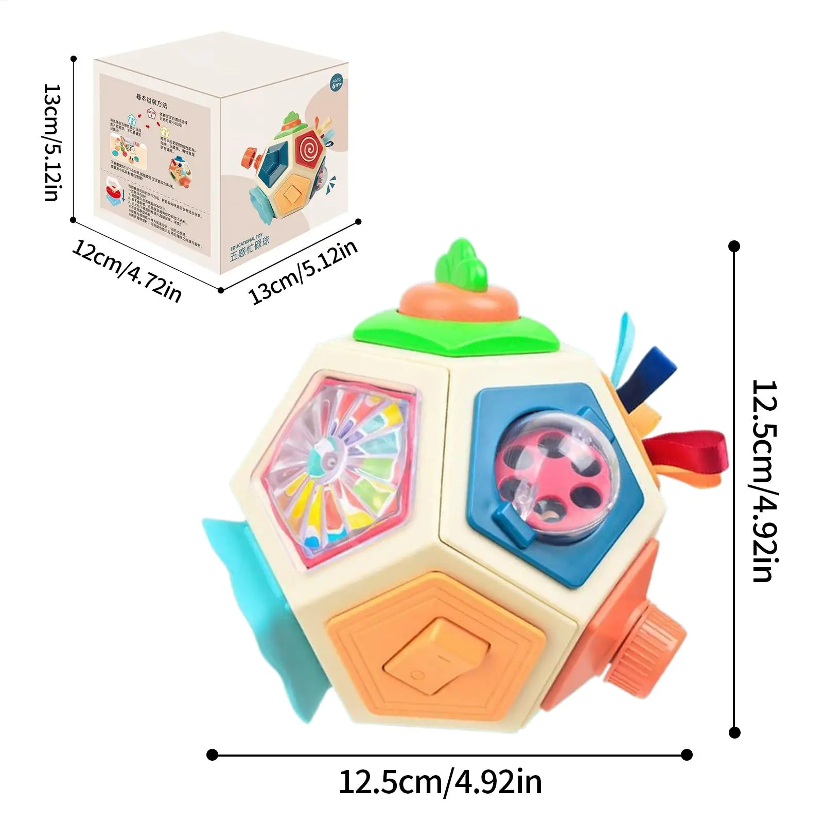 Cubo ocupado cubo sensorial brinquedos para criança brinquedos educativos fidget para viagens pré-escolar restaurante homeschool igreja sala de aula