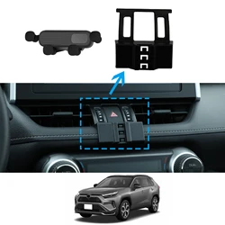 Car Mobile Phone Holder for Toyota RAV4 2019 2020 2021 2022 2023 2024 RAV 4 XA50 Hybrid GPS Bracket Navigation Stand Auto