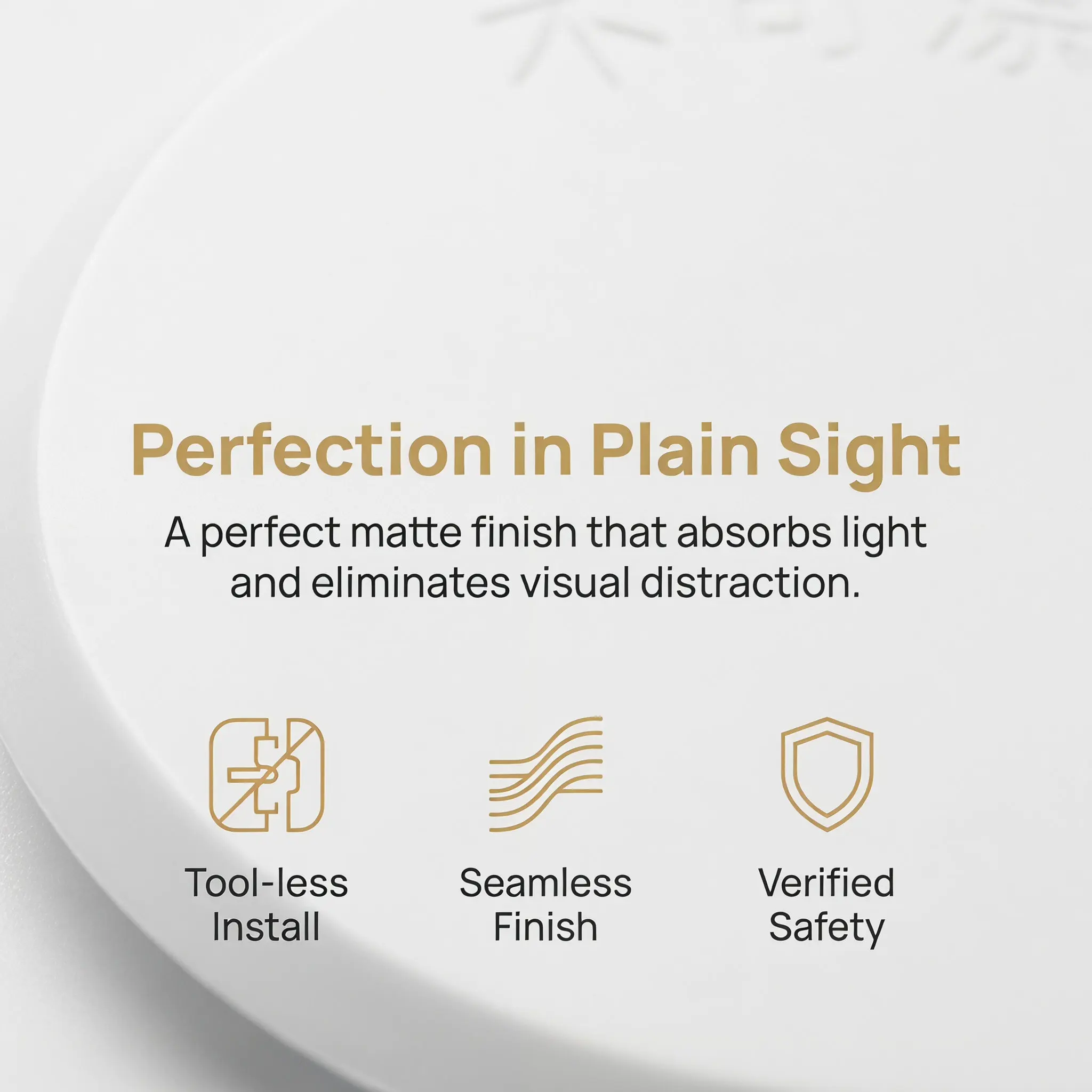 5Pcs White Fire Sprinkler Concealed Cover Plate Flush Mount Recessed Ceiling Trim Ring Sprinkler Head Escutcheon for Home Office
