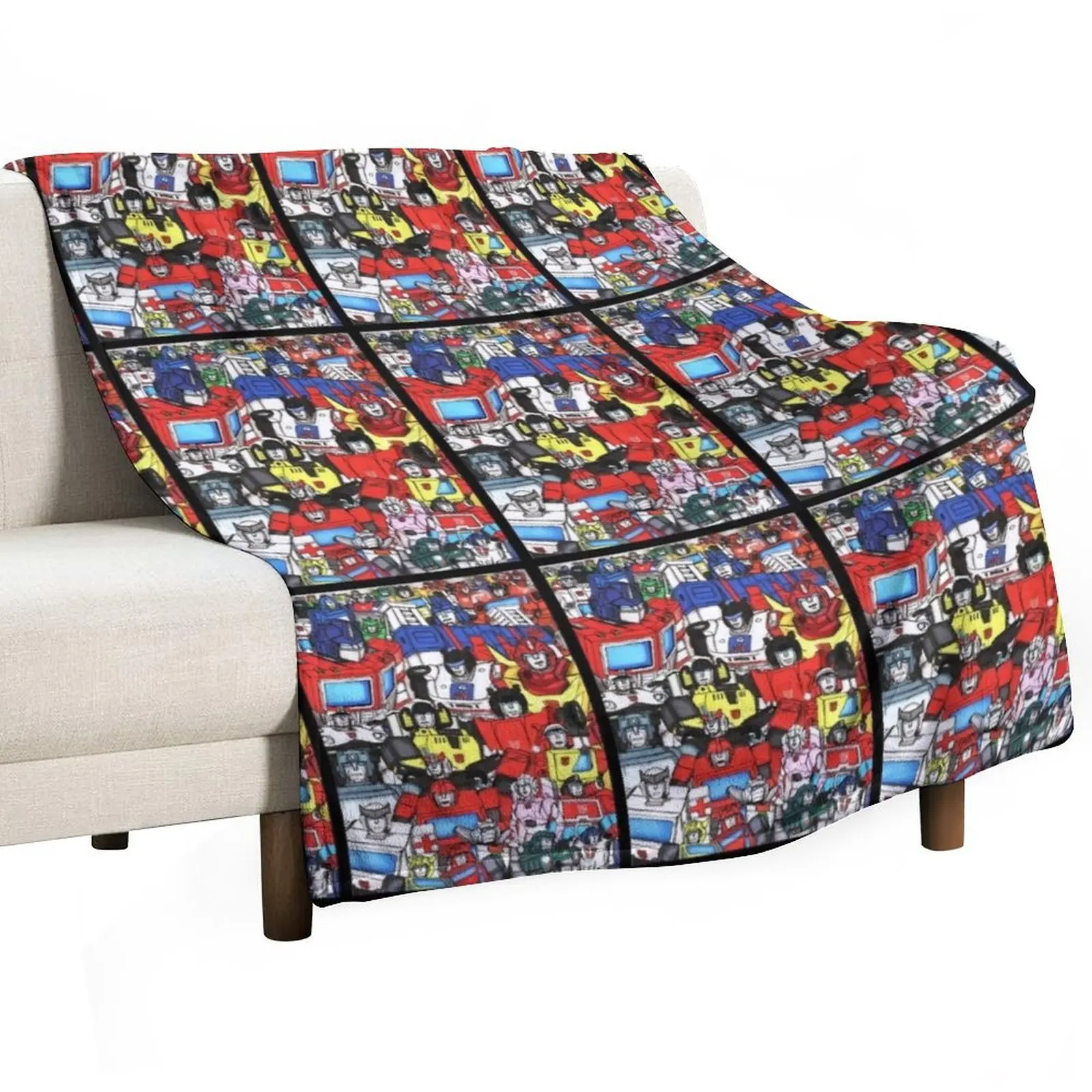 

transformers autobots Throw Blanket All Season Soft Lightweight Blanket for Home
