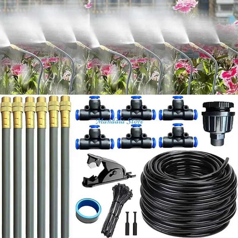 U2JC Automatic Low Pressure Garden Watering System For Summer Outdoor Plant Sprayer