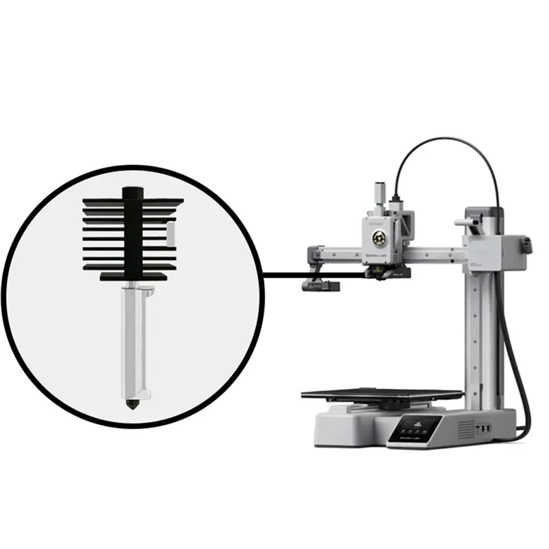 A19E-For Bambu Lab A1 مجموعة فوهة صغيرة Hotend عدة فولاذ مقوى لملحقات الطابعة ثلاثية الأبعاد لمختبر Bambu