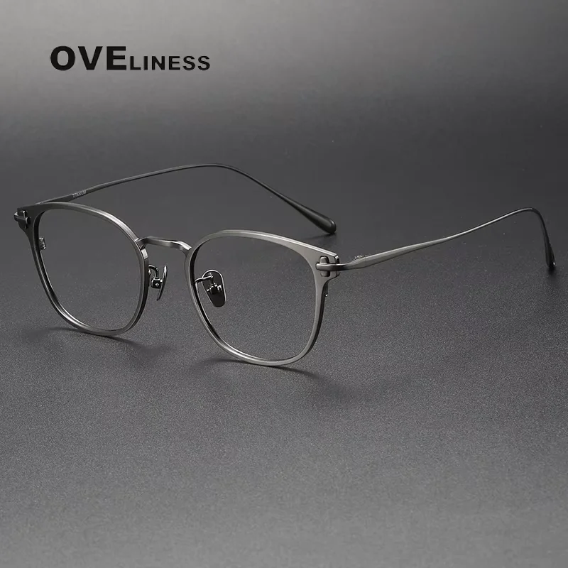 

pure Titanium Glasses Frame Women Men Fashion Round Eyeglasses frames Eyewear Spectacles