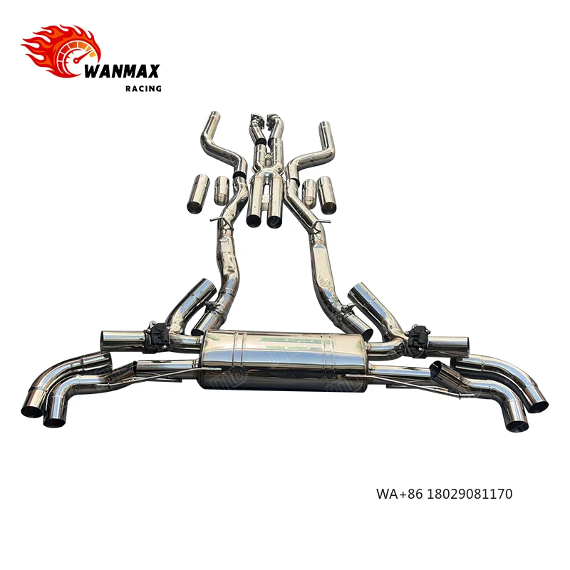 

Высокопроизводительная выхлопная система из нержавеющей стали 304SS для X7 M50i M60i 2019+ с клапаном, спортивная выхлопная система G07 X7 M50i M60i