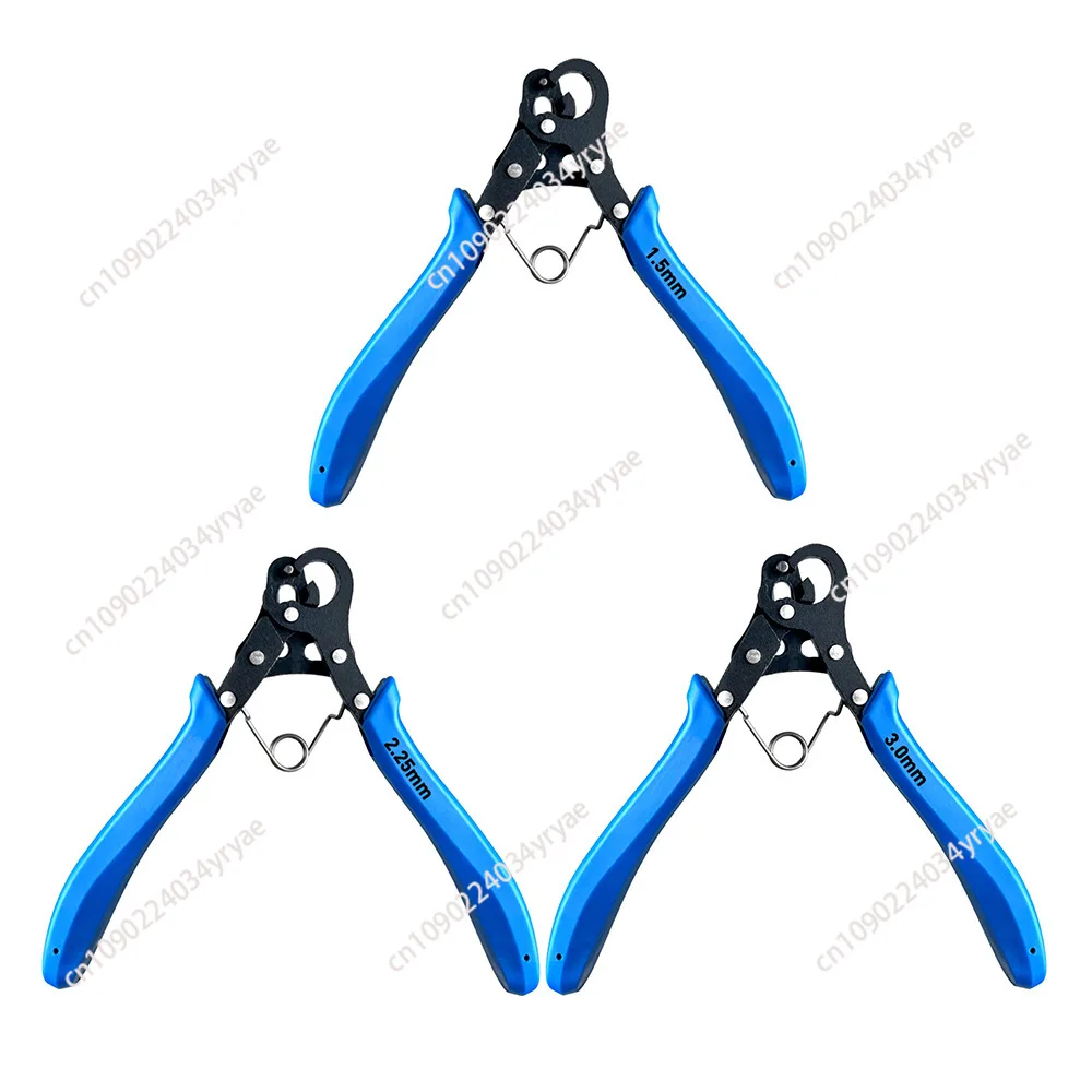 9-Pin rolkowe szczypce igłowe 1,5 mm 2,25 mm 3 mm drut miedziany narzędzie do nawijania drutu biżuteria zroszony DIY