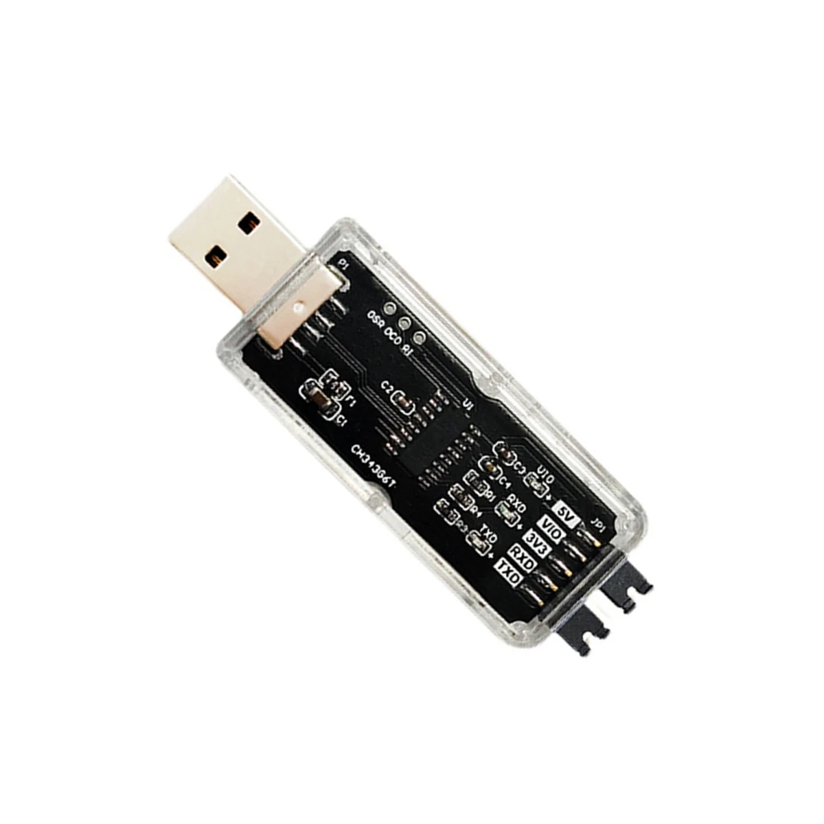 Ch343g6t módulo de alta velocidade porta serial usb para ttl usb para 485 porta serial conversor 6m taxa de transmissão