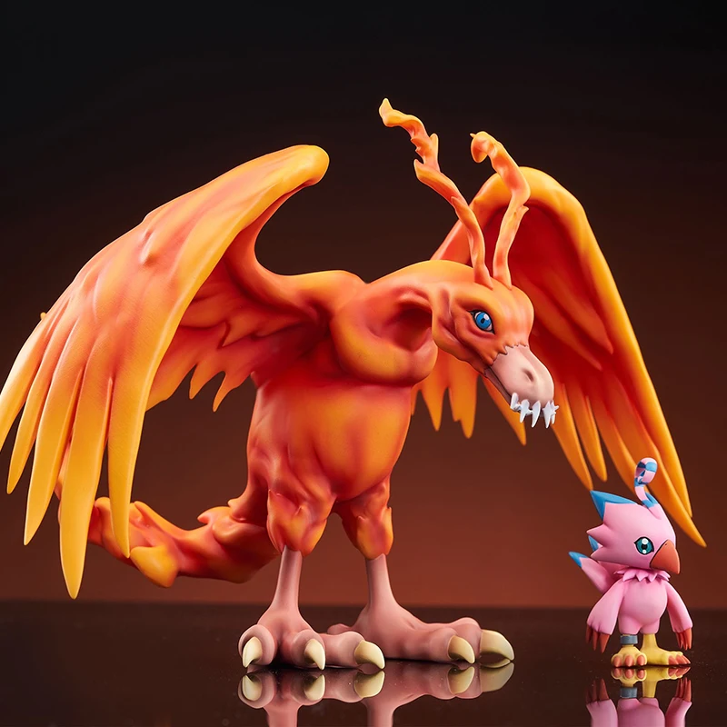 Anime Digimon Figure Birdramon Piyomon Action Figures Cartoon Gk Figurine Collect Model Collectionj Regalo di compleanno per bambini