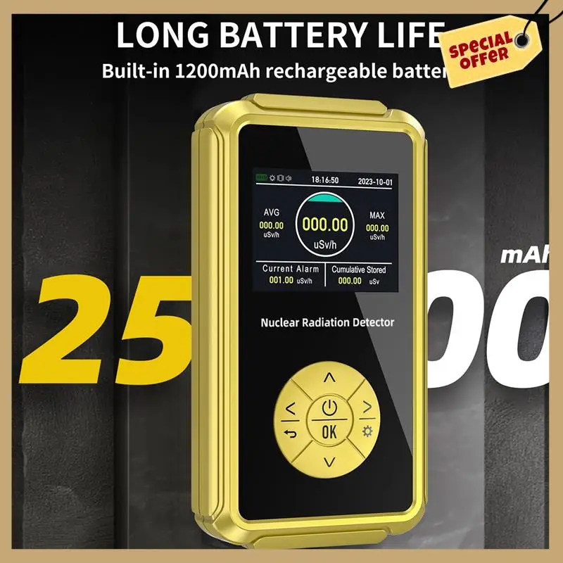 Geiger عداد كاشف الإشعاع النووي Geiger لوحة كاشف النشاط الإشعاعي لمياه الصرف الصحي النووية لبرامج الكمبيوتر دائم
