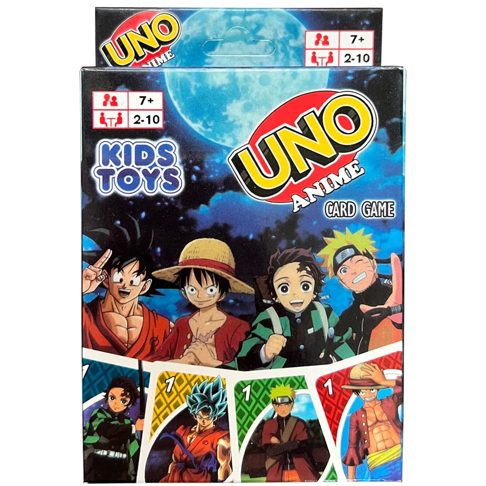 Uno Totoro Game Board Games UNO Cards Table Family Party Entertainment UNO Games Card Toys Children Birthday Christmas