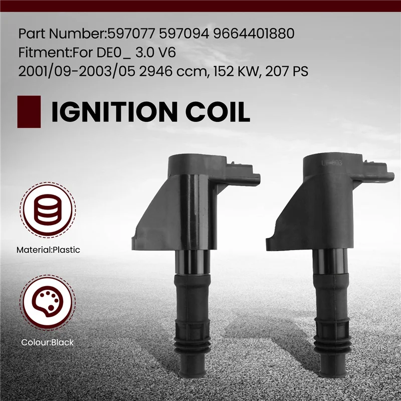 

A33K-катушка зажигания 597077 для 406 407 607 807 Citroen C5 C6 C8 FIAT ULYSSE RENAULT Avantime Clio Espace Laguna Lancia