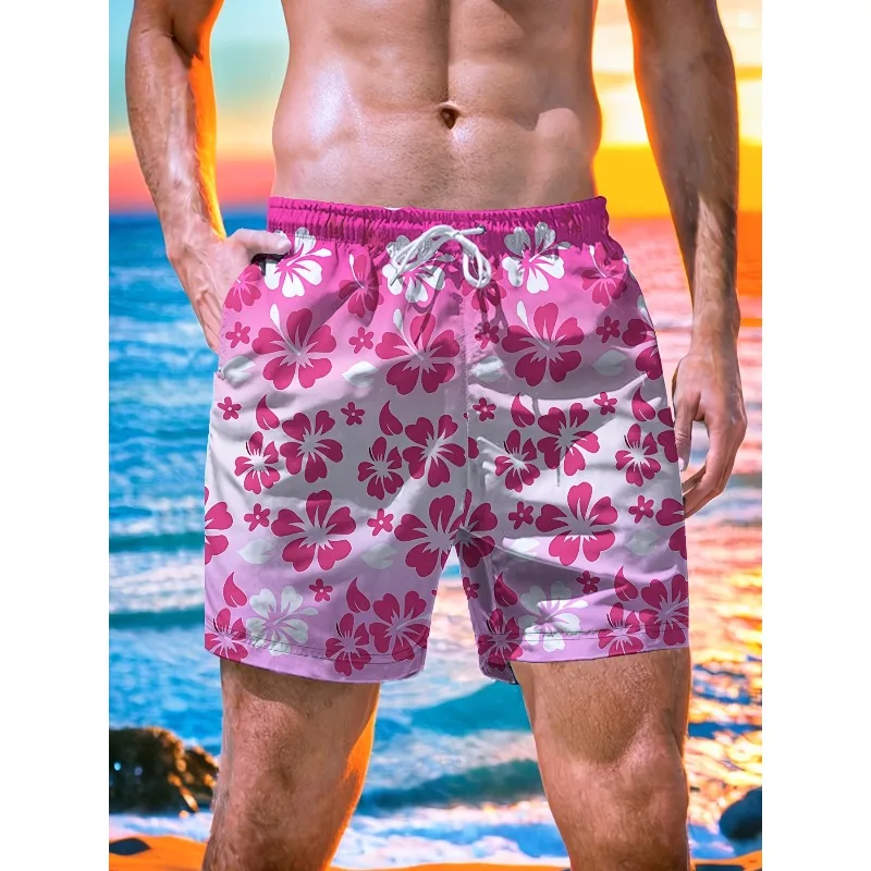 

Новые женские повседневные шорты с 3D-принтом «Лепестки» 2026 года, унисекс, для активного отдыха и пляжа