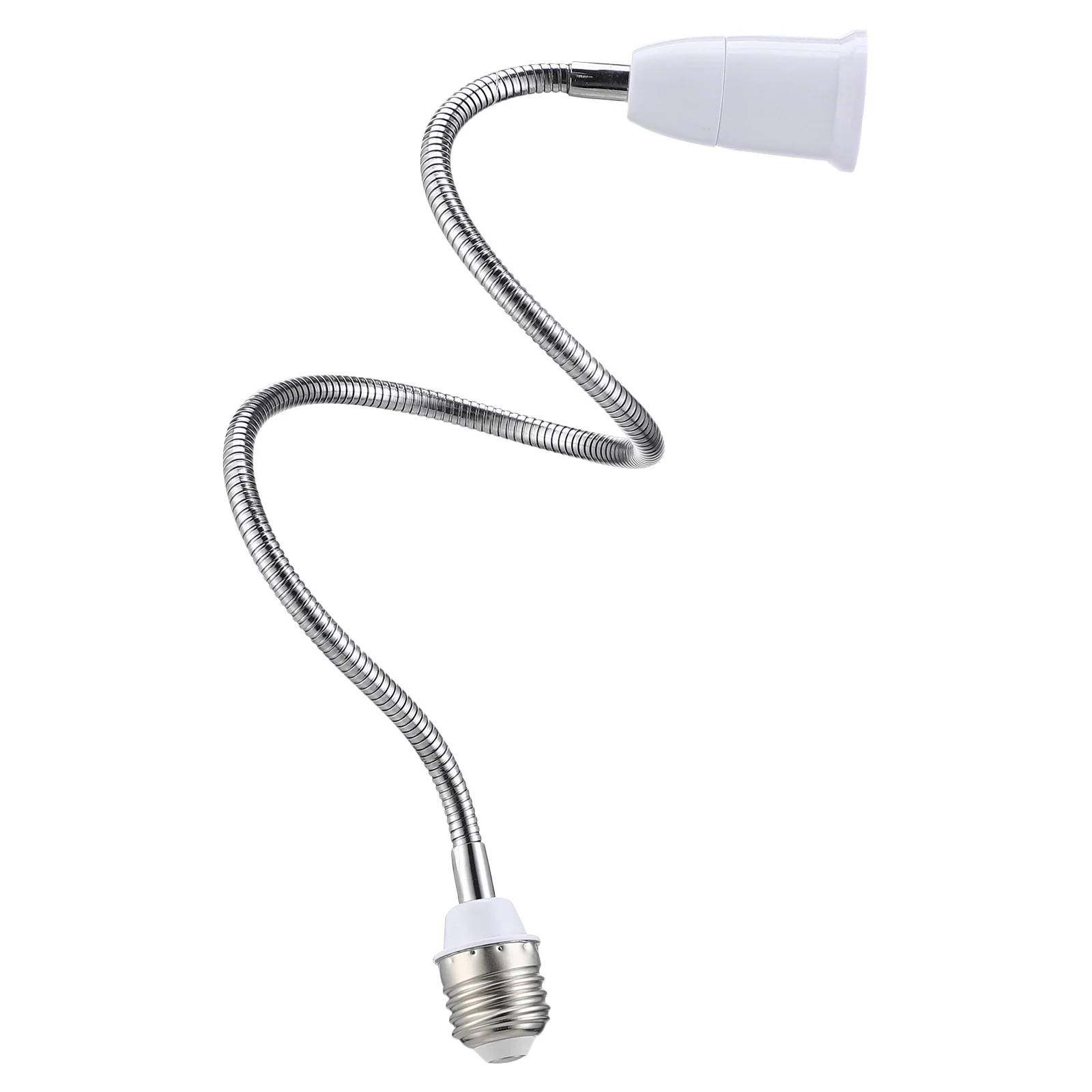 

E27 к E27 удлинитель цоколя для лампочки 60 см гибкий конвертер лампы на гибкой стойке для домашнего офиса адаптер цоколя для освещения