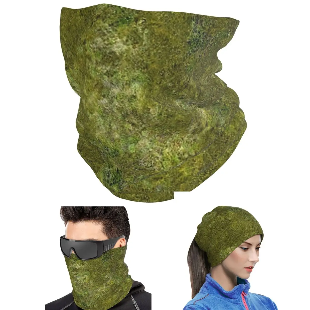 Grass Battlemat 36x36 Bandana Neck Gaiter Printed Face Scarf Hiking Fishing Headwear Unisex Adult All Season