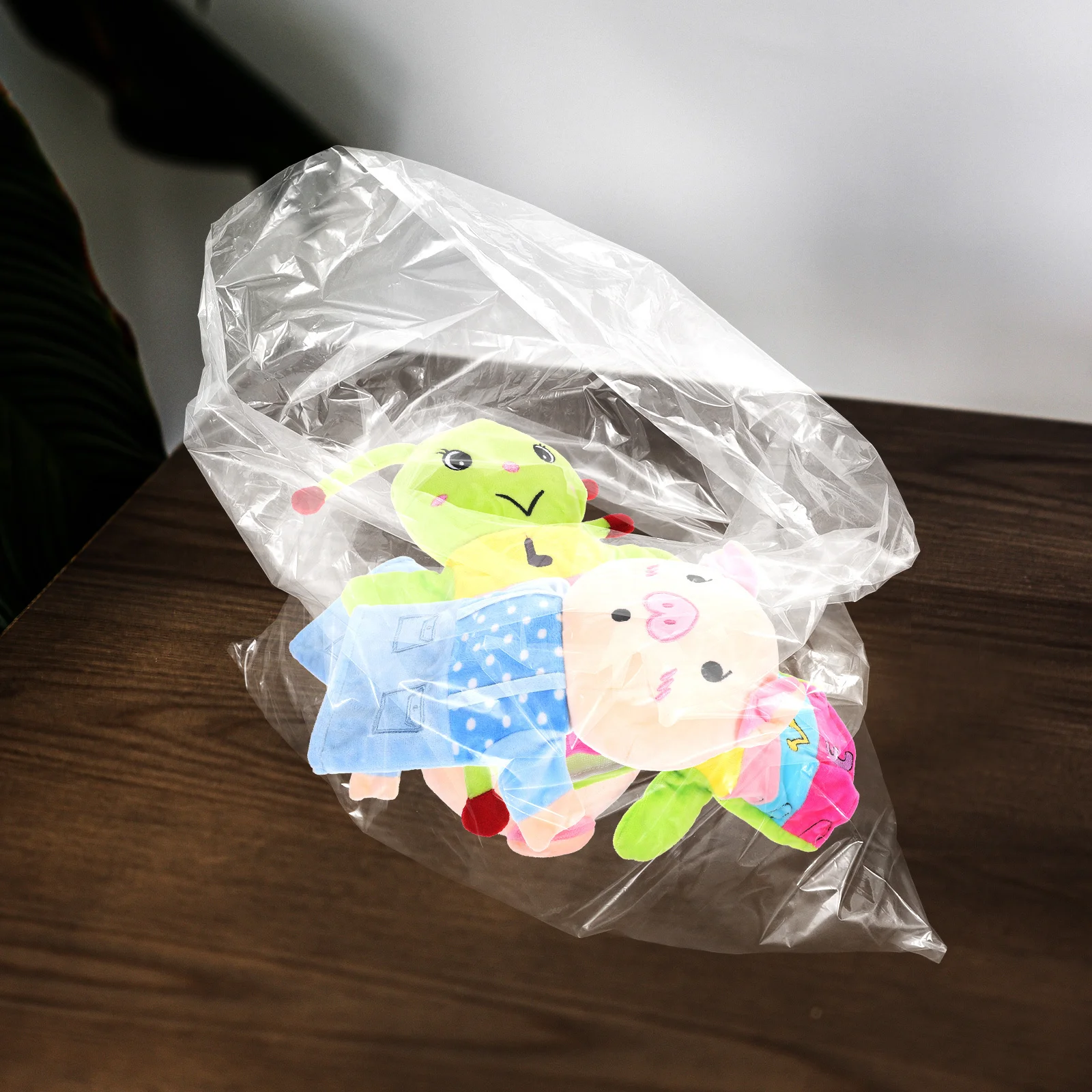 

10Pcs Transparent Furniture Dust Cover Thickened Large Plastic Cover Home Appliance Protector for Moving Sofa Office Furniture