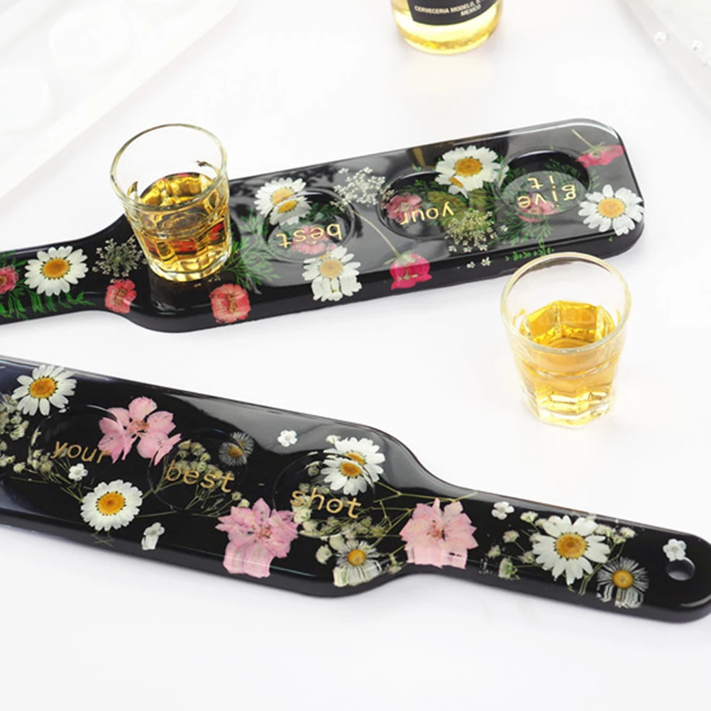 

Silicone Epoxy Casting Tray Making Molds Glass Trays Coasters Pallet Mold Cube Practical DIY Tools Crystal Crafts
