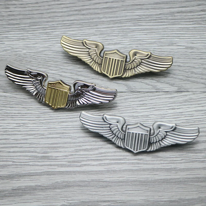 Spot US Medal Aviation Combat Bomber Bomber Marine Parachute Airborne Aviation Emblem