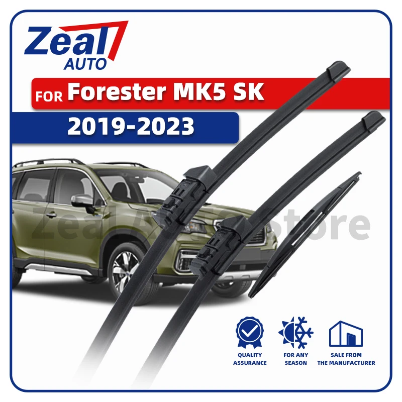 

Передние и задние щетки стеклоочистителя с левым рулем для Subaru Forester MK5 SK 2019-2023 2020 2021 2022, лобовое стекло, 26 "16" 14", аксессуары для щеток