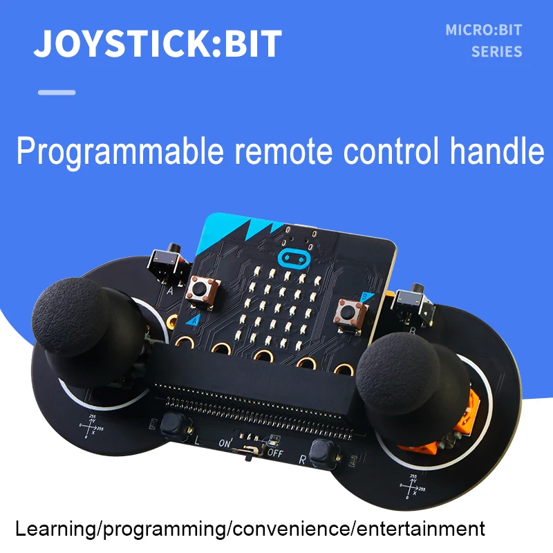 Emkaefun  Basic Gamepad Microbit Joystick Handle With Button Rocker Can Control Micro:Bit Robot Car with Motor Buzzer for STEM