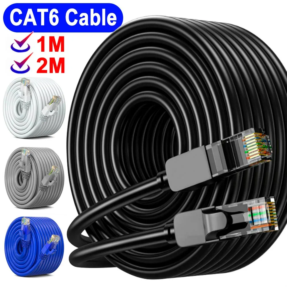 1000Mbps High Speed Cat6 Ethernet Cable RJ45 UTP Network Cord LAN Internet for Laptop Router PC Router PS5 PC 4 3 Xbox Modem