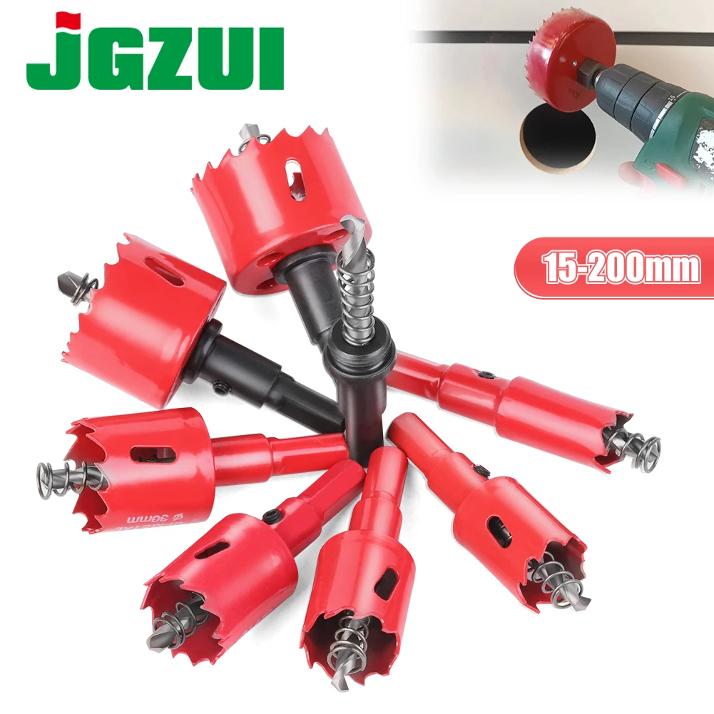 1pc 15-200mm M42 Bi-Metal Hole Saw HSS Drill Bit for Metal Iron Aluminum Stainless Plastic DIY Wood Cutter Tools