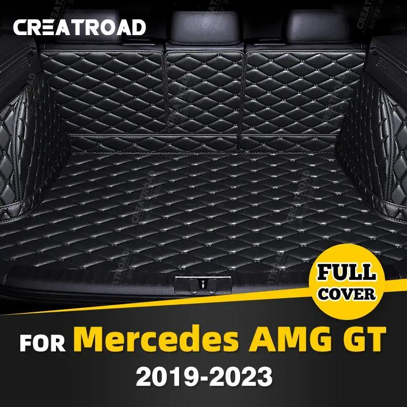 

For Mercedes Benz AMG GT 2019-2023 Auto Full Coverage Trunk Mat Car Protective Pad Cargo Liner Interior Accessories