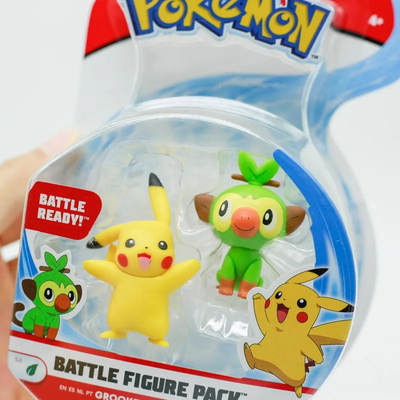 Anime dos desenhos animados pokemon wct batalha figura pikachu munchlax scorbunny haunter sobble figura de ação boneca mdoel brinquedos crianças presentes