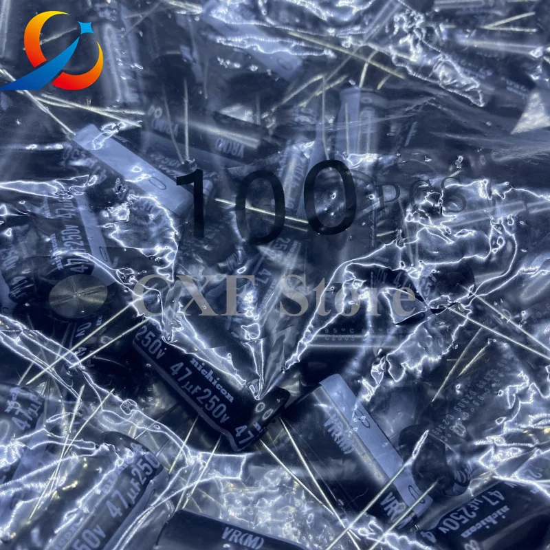 10PCS Nichicon  VR 250V47UF Volume 12.5X25MM Electrolytic Capacitors UVR2E470MHD 47UF 250V NEW